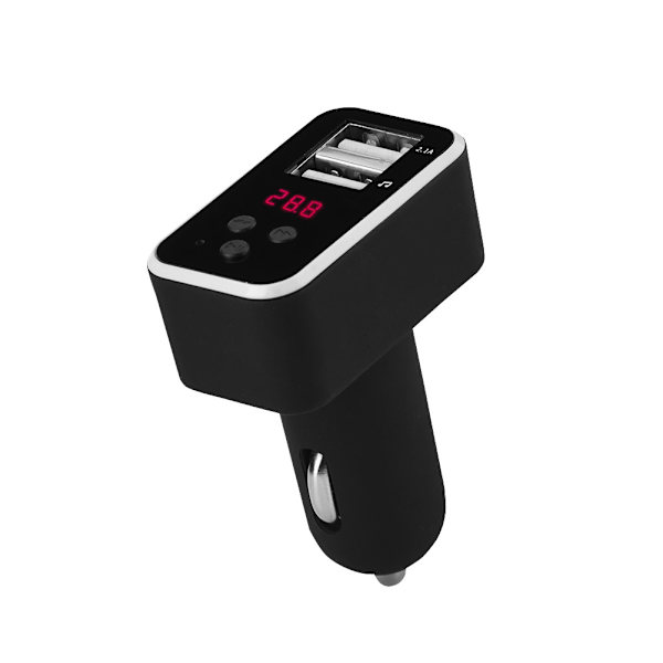 Bil FM-sender oplader Bluetooth V4.2+EDR Trådløs håndfri bil FM-sender MP3