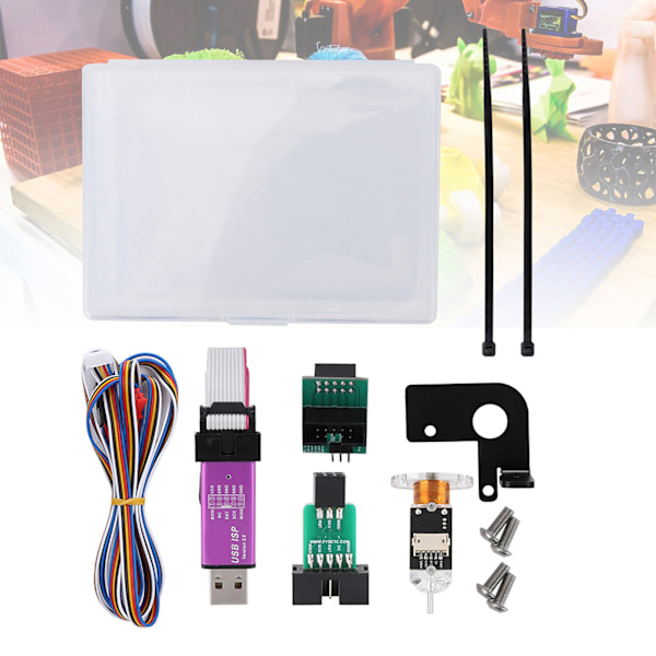Automatisk sängutjämningspositionssensor Kit för 3D-skrivare CR-10/ CR-10S tillbehör (transparent)