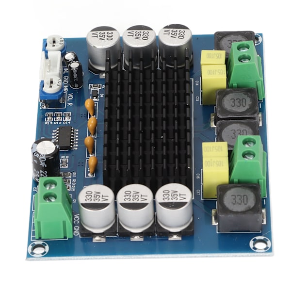 Dual Channel Forforstærkerkort 2x120W Effekt HIFI Digital Forforstærkerkort DC12‑24V
