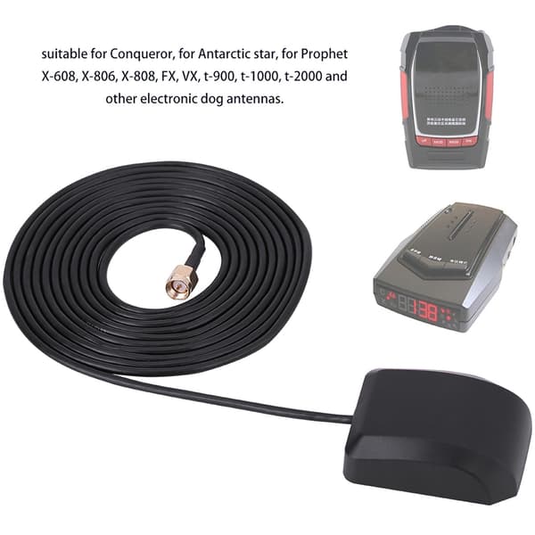 2 stk. SMA han-interface super signal GPS-navigatorantenne bil-dvd-antenne