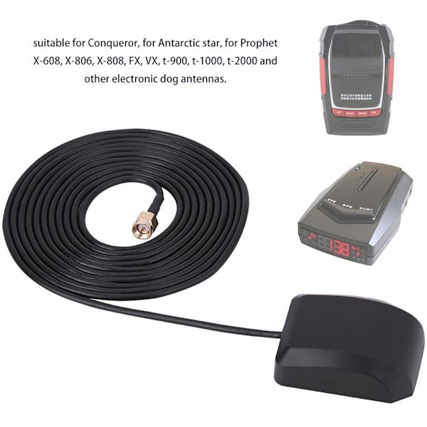 2PCS SMA-hanegränssnitt Super Signal GPS Navigatorantenn Bil DVD-antenn
