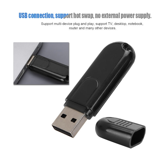 32G Mini kannettava karkki muotoinen USB-muisti Windows Vista/7/10/Mac musta