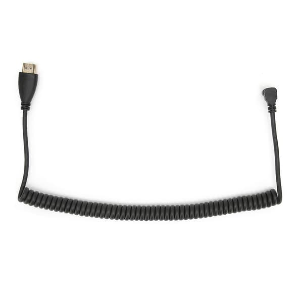 HD Multimedia InterfaceA till HD Multimedia InterfaceD Adapterkabel Fjäderkabel Omvänd Armbåge