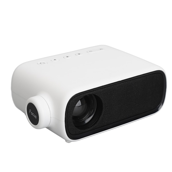 Miniprojektor 1080P 50 til 150in Projektion LED Lys Fjernkontroll Hjemmeprojektor for Familie Kontor  100‑240V