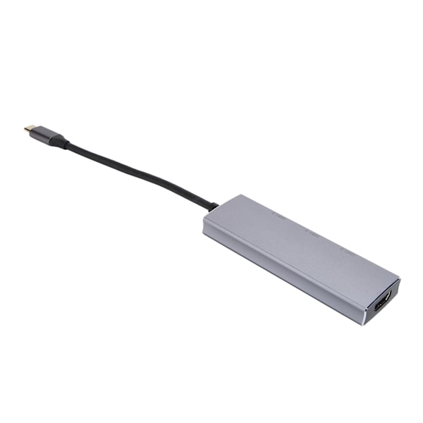 Hubb USB 3.0 4-portars typ C multipeladapter med 4K-utgång 4 i 1 bärbar universell splitter