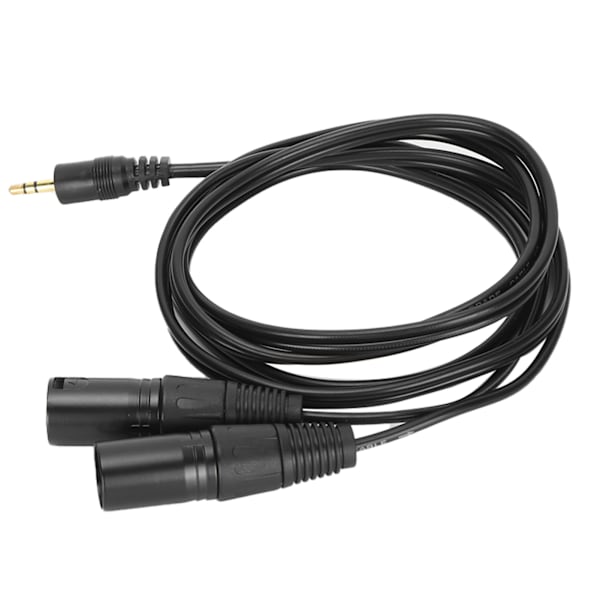 JORINDO Dubbel XLR-hane till 3,5 mm 1/8 tum hane kabel syrefri koppar obalanserad Y-splitter sladd
