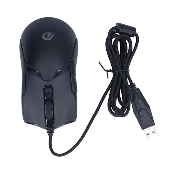 RGB Gaming Mus 7200DPI USB Mus Kablet 6 Knapper ABS Computer Kontormus med USB-interface til Kontorspil til Bærbar