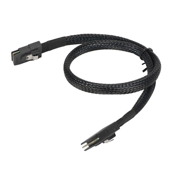 Mini SAS SFF 8087-kabel, dobbel rett hode, datakabel for tilkobling av datamaskinserverens hovedkort til array-kort, 0,5 m / 1,6 fot