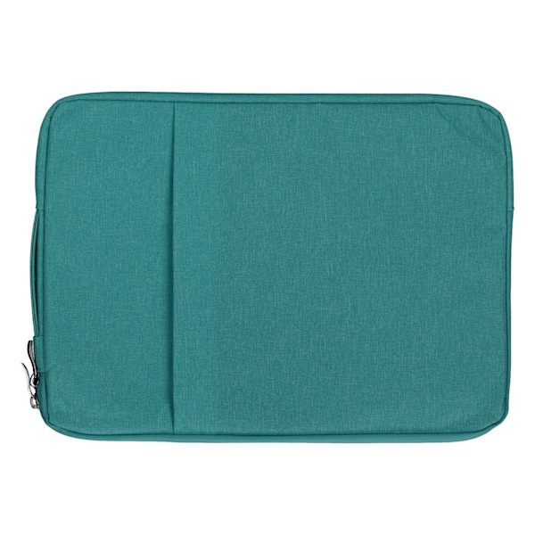 Laptop-veske 15,6 tommer 39x29x2cm Dobbeltlagsdesign Polyester Laptop-bæreveske for OS Laptop Pro for HP for Dell Mørk Cyan