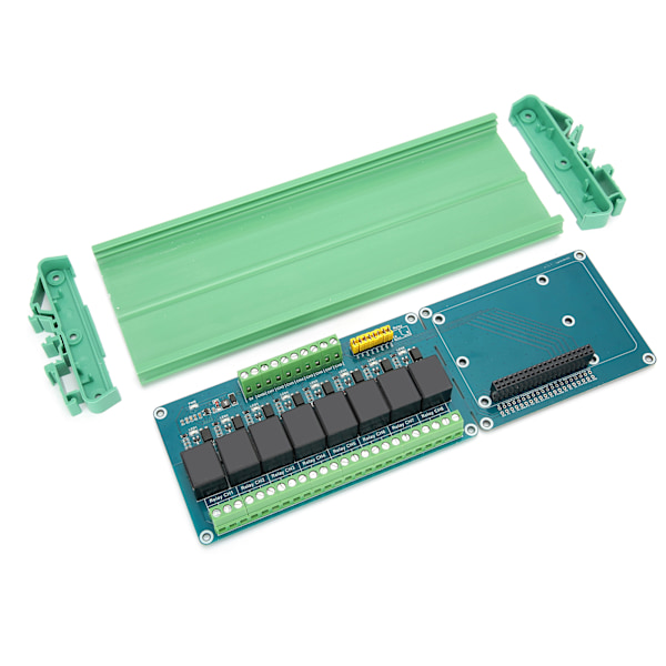 Relémodul for Raspberry Pi 4b 3b 8-kanals 5V utvidelseskort PLC-kontroller