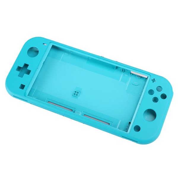 ABS-erstatningsskal til Switch Lite-konsol, hårdt hus, skal, knapper, kit, blå