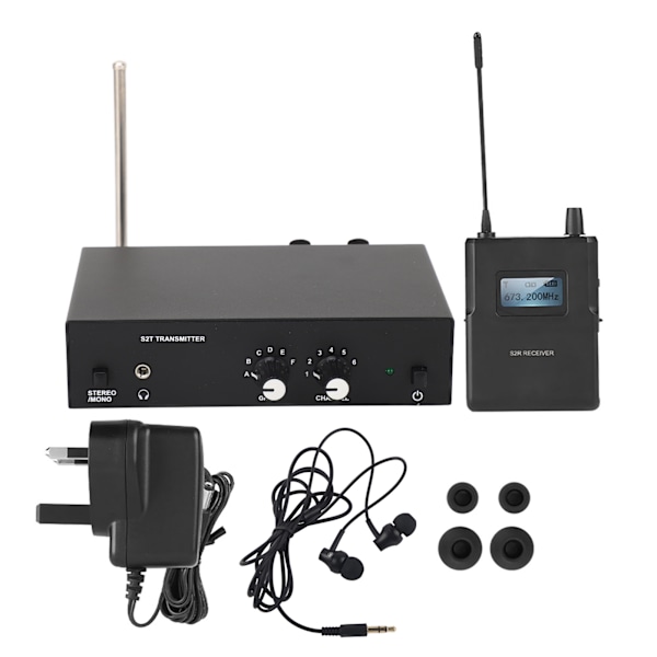 For ANLEON S2 UHF Stereo Wireless Monitor System in Ear System 670-680MHZ