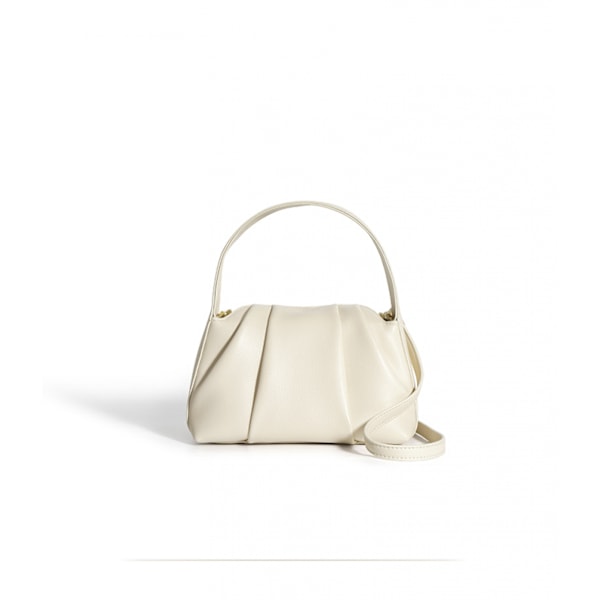 Plisserad Molnväska Tote Axelremsväska Crossbody Väska Dam