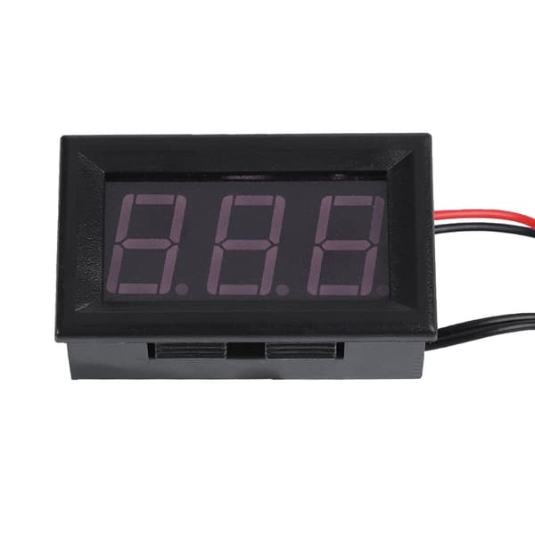 DC5-12V -50~110°C Digitalt temperaturdisplaymeter termometer med probe (blå)