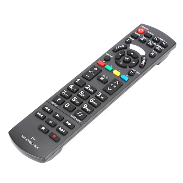 LCD TV-fjärrkontroll säkerhetsersättning tillbehör för N2QAYB001008 svart