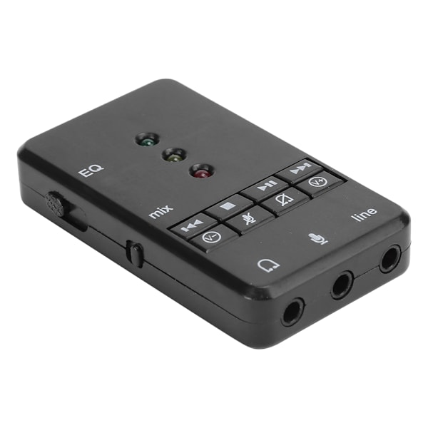 USB Virtuell 7.1 Soundtrack 3D Ekstern Headset Lydkort Adapter EQ Mikser