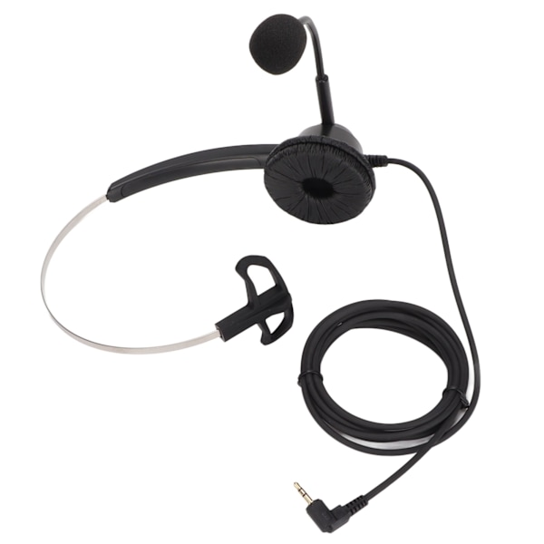 H360‑2.5 Business Headset 2.5mm Computer Hovedtelefoner med HD Mikrofon til Call Center Kundeservice Kontor