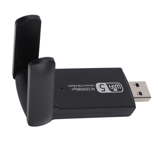 Dual Band USB-adapter 1200M 2.4G+5G Dual Band Gigabit nätverkskort för bärbar dator