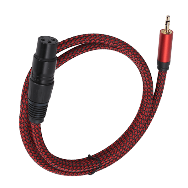 JORINDO XLR til 1/8 tommers mikrofontilkoblingskabel XLR hunn til 3,5 mm jack balansert signalkabel JD6028‑1m