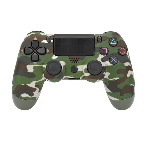 Trådløs controller med dobbelt vibrationsfølsomhed til PS4 Slim Pro til PS5 Camouflage Green
