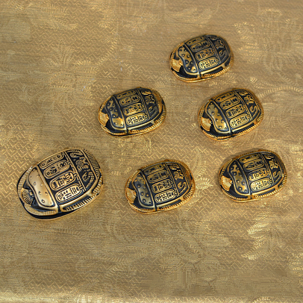 Antikk egyptisk skarabé pryd resin håndverk, Moon Knight Scarab