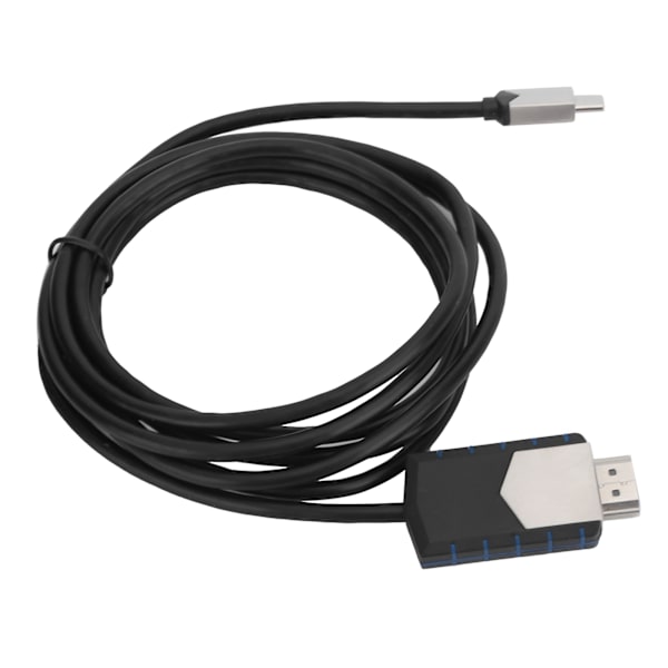 TypeC-HDMI-datakaapeli 4K HD -liitäntälinja sinkkiseos ABS kannettavalle tietokoneelle