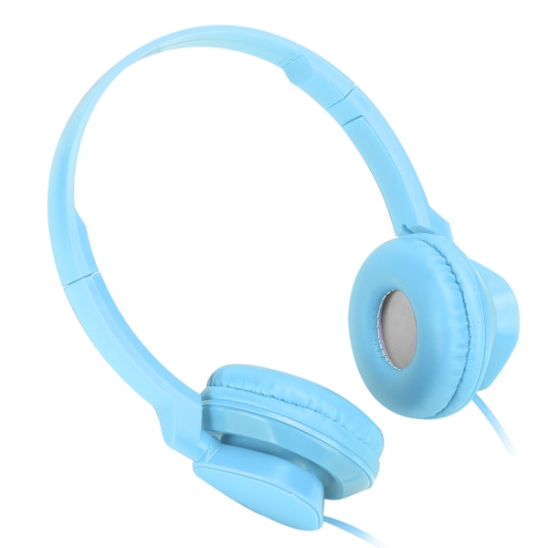 Trådade hörlurar Over Ear-headset Stereo Sound Earphone med mikrofon Game FM Music EarpieceBlue