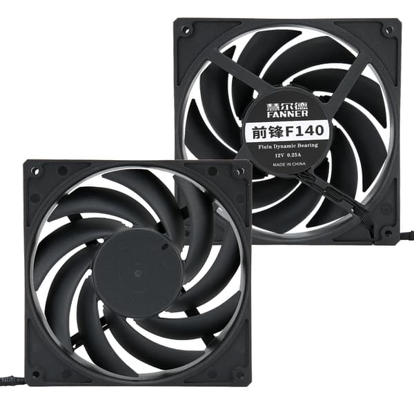 F140 Computer CPU Cool Cooling Fan 14cm Lav Støj Desktop Computer Cooler FanSort
