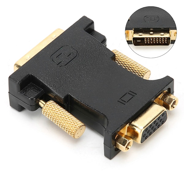 E0401 DVII 24+1 uros VGA-naaras Dual Channel sirulla sovitin GPU näyttöön