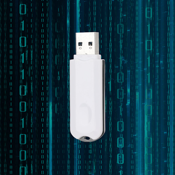 Mini USB3.0 U Disk Højhastigheds bærbar U Disk Memory Stick (16G Hvid Sort)
