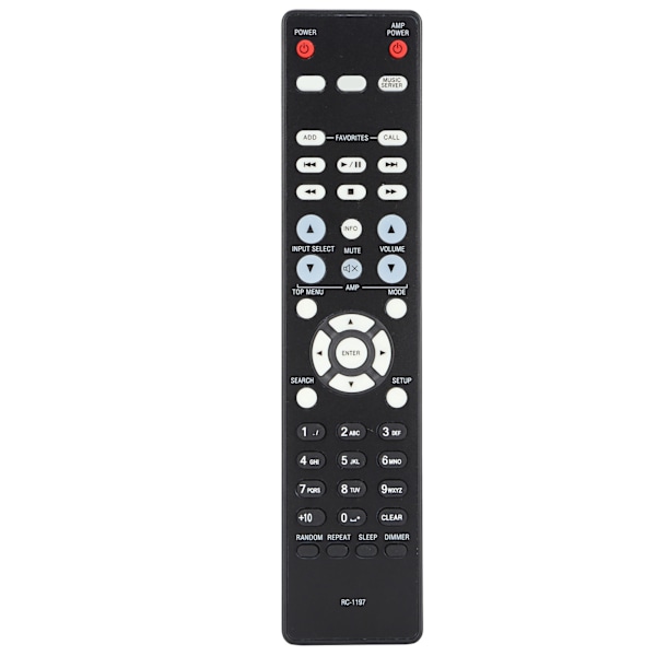 Fjernbetjening til hjemmelyd og video, erstatningsfjernbetjening til Denon DNP‑720AE DNP‑730AE