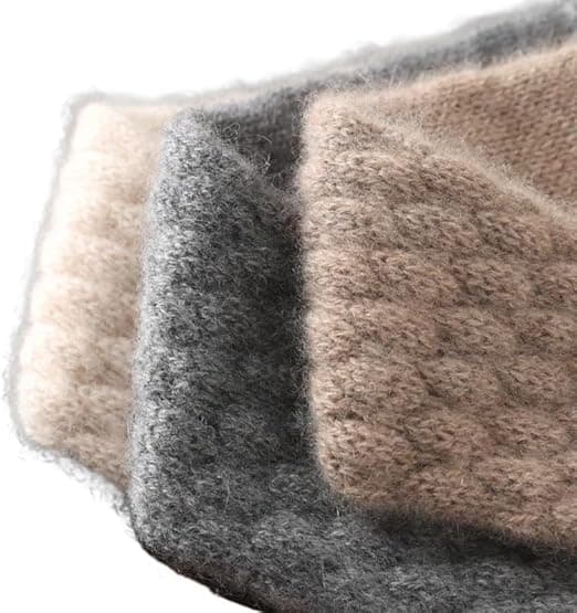 100% Uld Kvinders Sløjfe Kryds Strikket Ring Hals Sjal Mode Kvinde Efterår Vinter Solid Elastisk Blød Falsk Krave