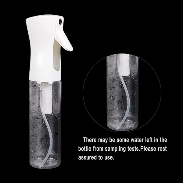 200 ml kontinuerlig vattendimma sprayflaska tom fin dimma frisörsalong sprayflaska för lockigt hår hemstädning 7,05 oz/200 ml, gul