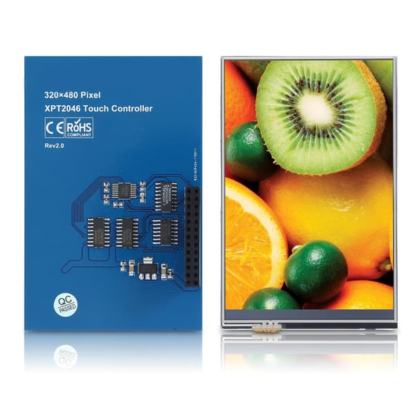4 tommer resistiv touchskærm TFT LCD-skærmmodul til Raspberry Pi 3B/B+/2B
