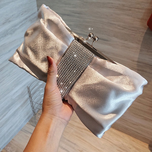 Iltalaukku Julkkisjuhla Clutch Iltalaukku Strassirusetti Pieni Clutch-laukku