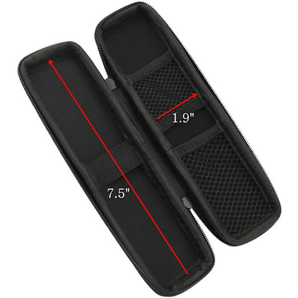 Svart EVA hårt skal stylus pennfodral skydd bärbar väska förvaringsbehållare lämplig för reservoarpenna kulspetspenna stylus Apple Pencil USB