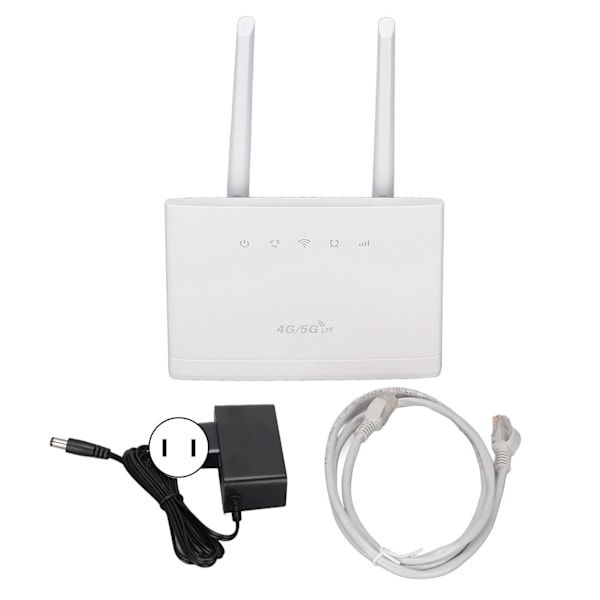 Router til SIM-kort Indbygget firewall 300 Mbps 4G kablet bredbåndsgrænseflade Trådløse computerroutere 100‑240VUS stik
