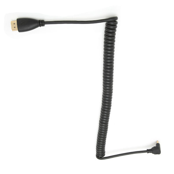 HD Multimedia InterfaceA till HD Multimedia InterfaceC adapterkabel fjäderkabel vänster armbåge