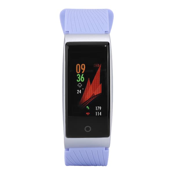 30-dages standby smart armbånd dynamisk statisk hjertefrekvens blodtryksmonitor armbånd-lilla