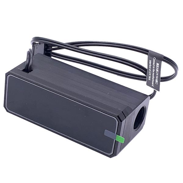 Svart/Sølv G1/4\" Tråd Digital Display OLED Datamaskin Vannkjøling Termometer