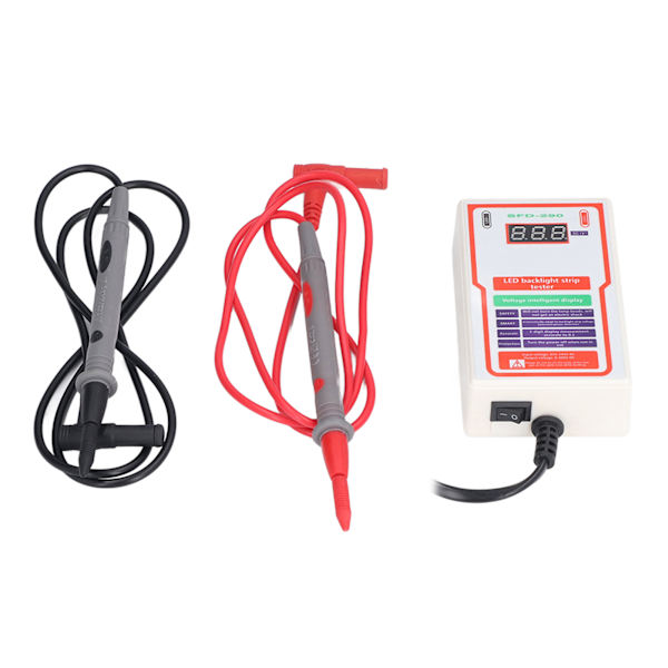 LED TV-baggrundsbelysningstester 0 til 300V rækkevidde Professionel LED-lampeperletester med LCD-display 85‑265V EU-stik