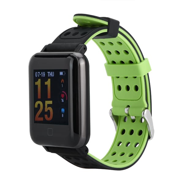Smart Watch Vandtæt Hjertefrekvens og Blodtryksmonitor Smart Armbånd Sort