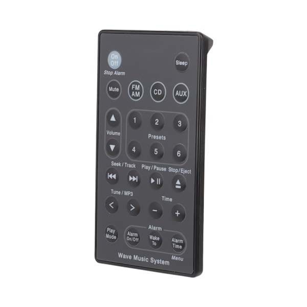 ABS-fjärrkontrollersersättning för B1 Wave Music Multidisc Player System (svart)