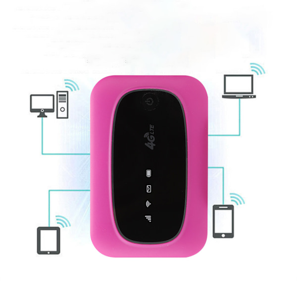 M7 Bärbar WIFI 4G 150Mbps Lämplig för Världsomspännande Trådlös Modem Router (Lila)