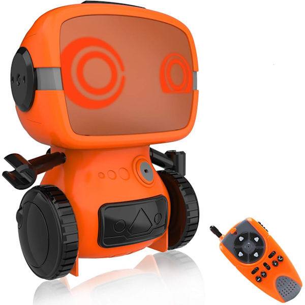 Älykäs robottilelu lapsille, interaktiivinen kauko-ohjattava lemmikki, jossa on Walkie Talkie ja langaton RC-ohjelmointitila pojille ja tytöille, opetuslahja