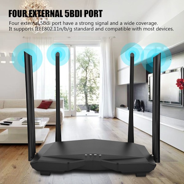 Tenda/ Tengda AC6  Hjemme Antenne Trådløs Router 1200M wifi 5G Transmissionshastighed