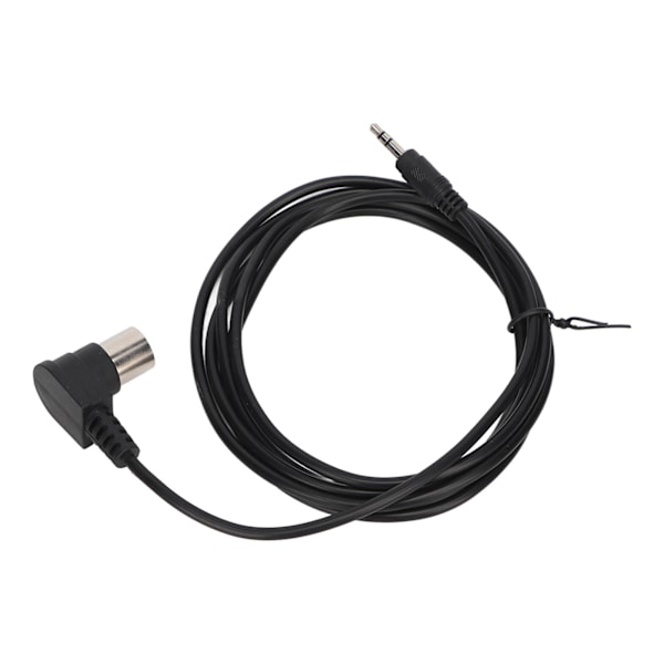 3,5 mm til DIN 8PIN-kabel Profesjonell 90 graders vinkel 3,5 mm til DIN 8PIN-konverterkabel for musikkinstrument 5,9 fot