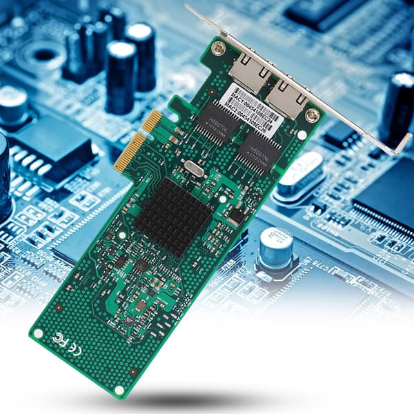 Til Broadcom BCM5709 PCI-E X4 Gigabit Netværkskort 10/100/1000Mbps Til Server PC Desktop