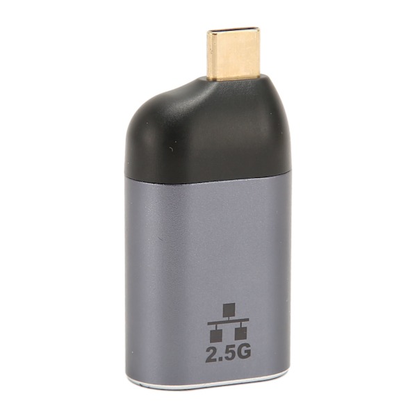 Typ C till RJ45-adapter 2500 Mbps Plug and Play Aluminium Alloy Shell USB C till Ethernet-adapter för bärbar dator surfplatta