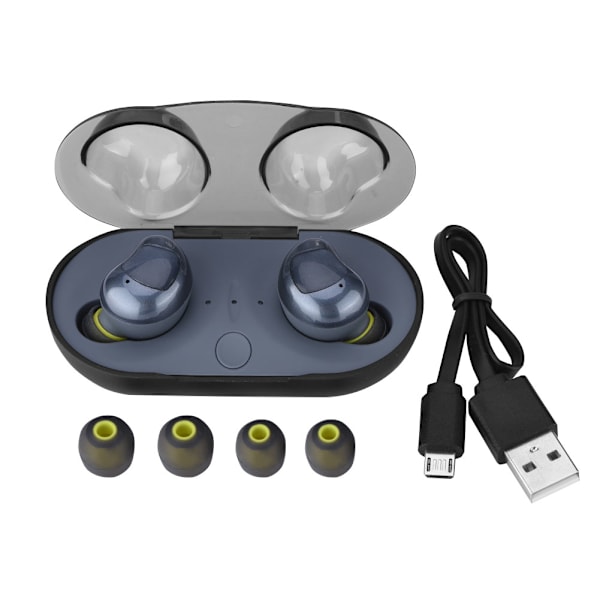 TWS trådløse Bluetooth-tvillinger øretelefoner stereo headset in-ear-øretelefon HIFI svedtæt